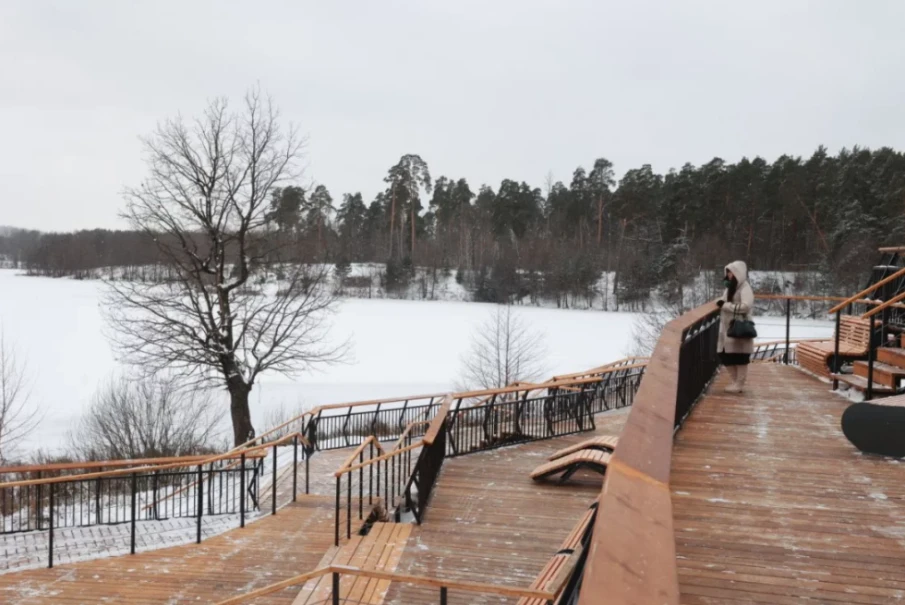 В Дзержинске установлена новая смотровая площадка у Святого озера по нацпроекту «Жилье и городская среда»